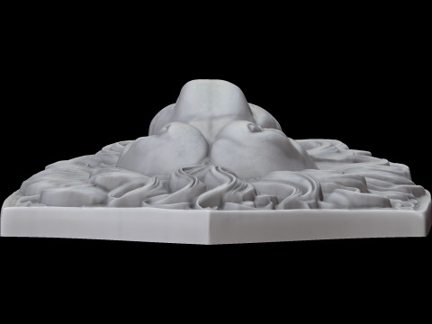 Lion Head 3D print model 3D-Druckmodell