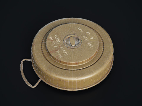 WW2 M6 Mine 3D 모델