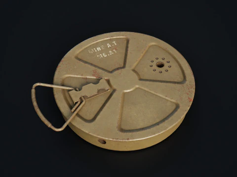 Miniera M6 della Seconda Guerra Mondiale Modello 3D