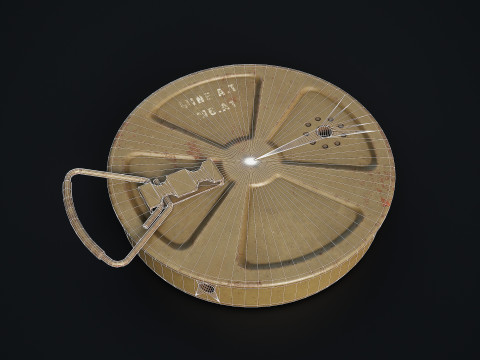 WW2 M6 Mine 3D 모델