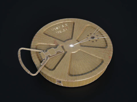 Miniera M6 della Seconda Guerra Mondiale Modello 3D