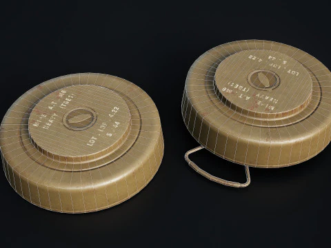 Miniera M6 della Seconda Guerra Mondiale Modello 3D