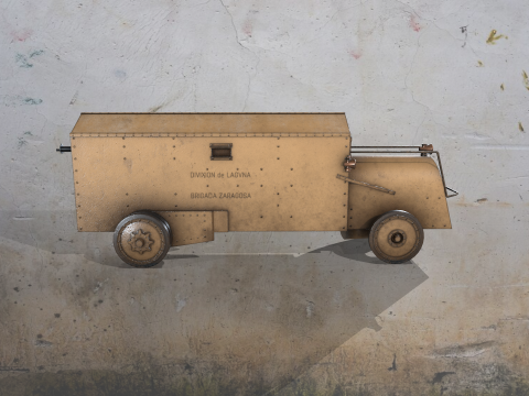 WWI armored car - Mexico 1914 Modèle 3D