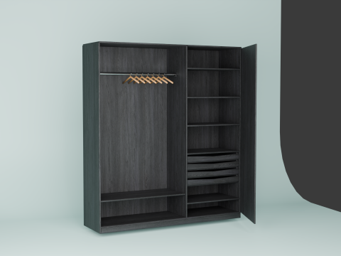 Wardrobe Model 3D