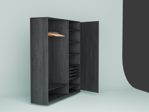 Wardrobe Model 3D