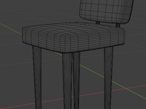 Bar stool 3D मॉडल