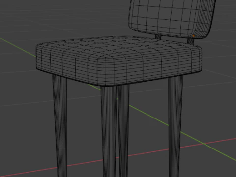 Bar stool 3D Model
