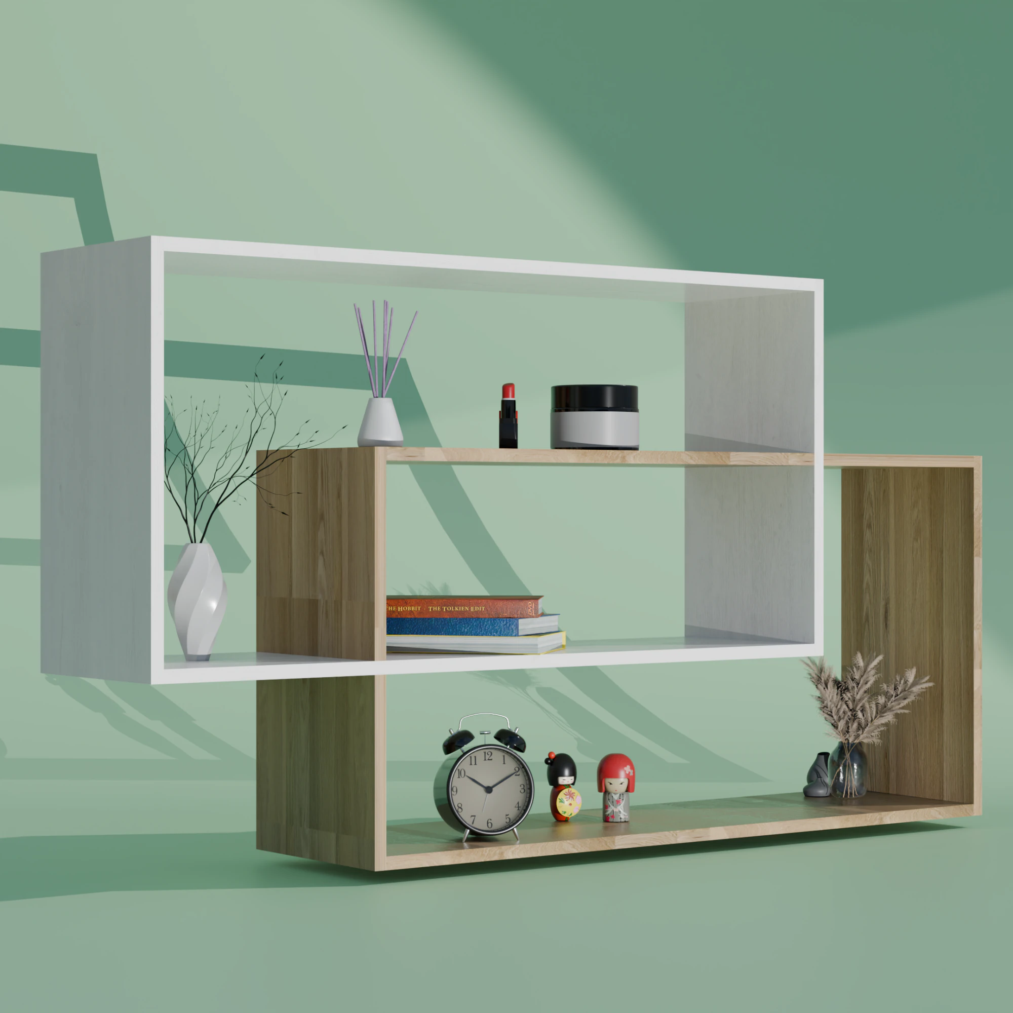 A shelf 3D Model .c4d .max .obj .3ds .fbx .stl .blend 