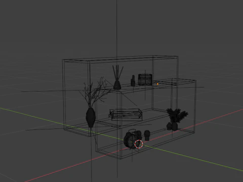 A shelf 3D Model