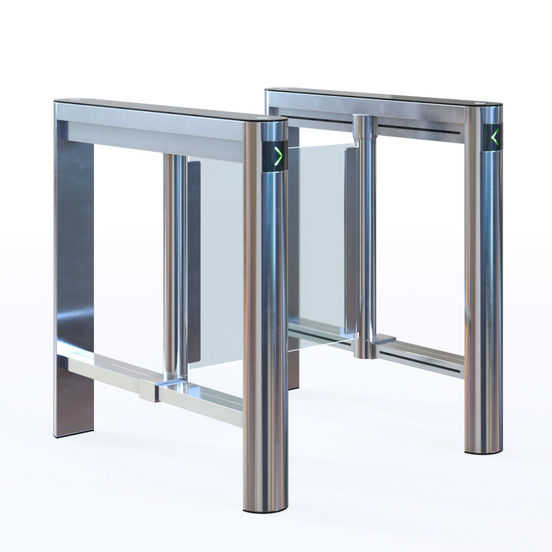 Swing Turnstile Easy Gate SG1000 Model 3D .c4d .max .obj .3ds .fbx .stl .blend 