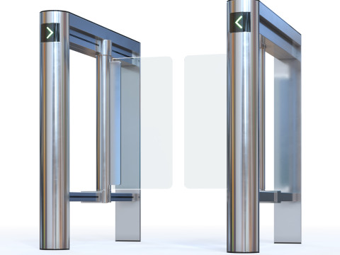 Swing Turnstile Easy Gate SG1000 Model 3D