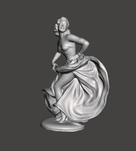 Dancing girl Modèle 3D .c4d .max .obj .3ds .fbx .stl .blend 