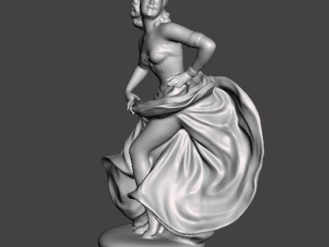 Dancing girl 3D 모델