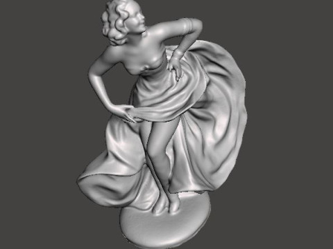 Dancing girl Modèle 3D