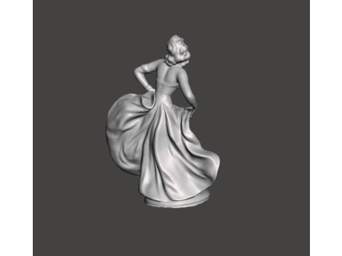 Dancing girl Modèle 3D