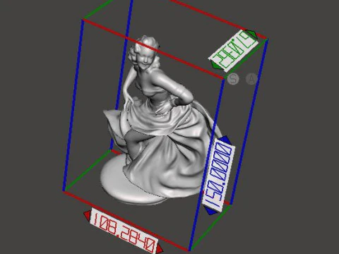 Dancing girl 3D Model