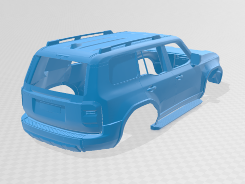 Toyota Land Cruiser 250 First Edition 2024 - Body Car 3D प्रिंट मॉडल