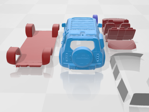 Land Rover Defender Explorer Separate Parts 3D-Druckmodell