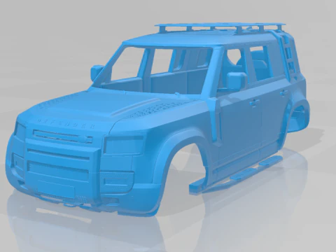 Land Rover Defender Explorer Body Car 3D Print Model