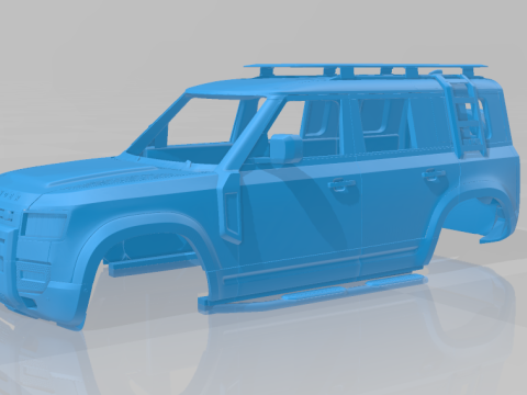Land Rover Defender Explorer Body Car 3D Print Model
