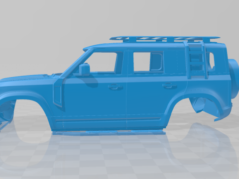 Land Rover Defender Explorer Body Car 3D Print Model