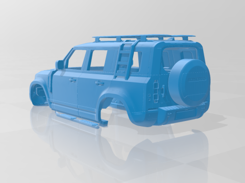 Land Rover Defender Explorer Body Car 3D Print Model