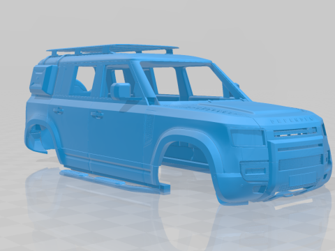 Land Rover Defender Explorer Body Car 3D Print Model
