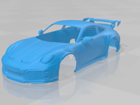 Porsche 911 TECHART GTstreet R 2022 3D Printable Car Body 3D Print Model