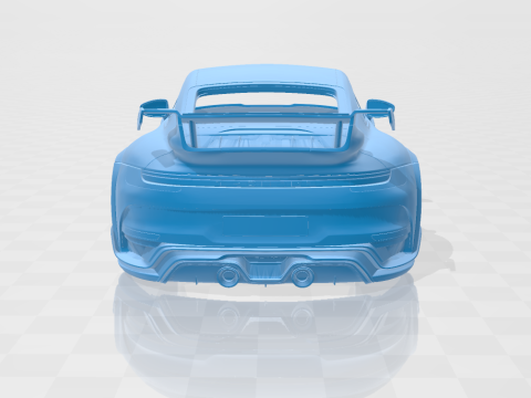 Porsche 911 TECHART GTstreet R 2022 3D Printable Car Body 3D 打印模型