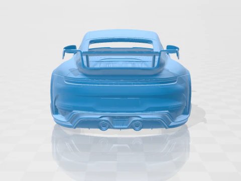 Porsche 911 TECHART GTstreet R 2022 3D Printable Car Body 3D Print Model