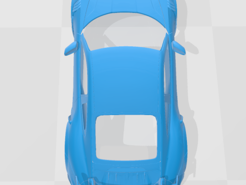Porsche 911 TECHART GTstreet R 2022 3D Printable Car Body 3D 打印模型