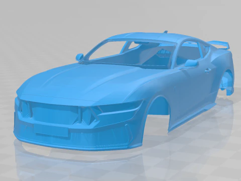 Mustang Dark Horse 2024 - кузов автомобіля для 3D-друку 3D Принт Модель