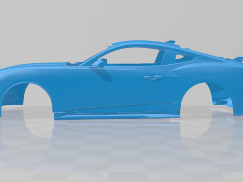 Mustang Dark Horse 2024 - Body Car for 3D Printing Modello di stampa 3D