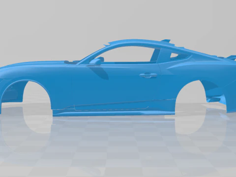 Mustang Dark Horse 2024 - Body Car for 3D Printing 3D Print Model