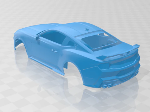 Mustang Dark Horse 2024 - Body Car for 3D Printing 3D Print Model