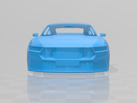 Mustang Dark Horse 2024 - Body Car for 3D Printing Modello di stampa 3D