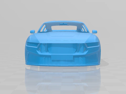 Mustang Dark Horse 2024 - Body Car for 3D Printing 3D Print Model