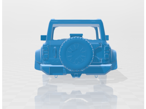 Bronco Raptor Two-Door 2022 - Full Body Car Model for 3D Printing 3D प्रिंट मॉडल