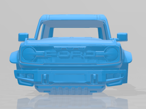 Bronco Raptor Two-Door 2022 - Full Body Car Model for 3D Printing 3D प्रिंट मॉडल