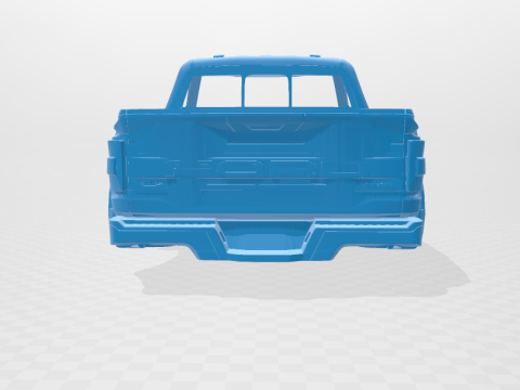 F-150 Raptor Regular Cab 2022 - 3D Printable Body Car 3Dプリントモデル