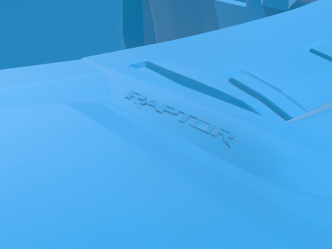 F-150 Raptor Regular Cab 2022 - 3D Printable Body Car 3Dプリントモデル