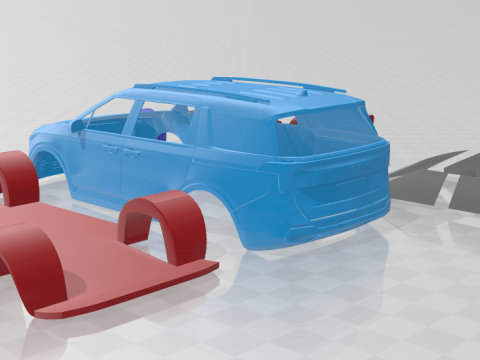 Kia Carnival 2025 - 3D Printable Model in Separate Parts 3D Print Model