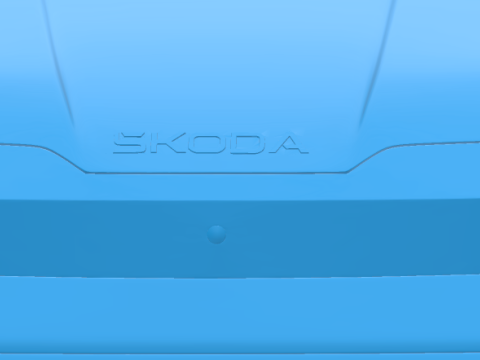 Skoda Elroq 2025 - Printable Car in Separate Parts 3Dプリントモデル