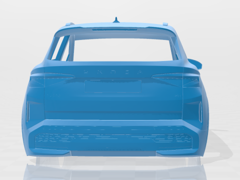Skoda Elroq 2025 - Body Car for 3D Printing 3D प्रिंट मॉडल