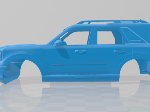 Bronco Sport 2025 - Body Car for 3D Printing 3Dプリントモデル