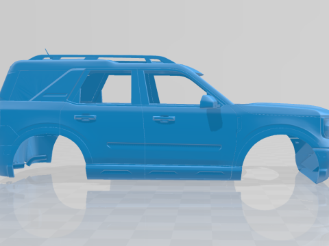 Bronco Sport 2025 - Body Car for 3D Printing 3Dプリントモデル