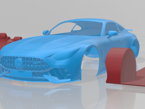 Mercedes Benz AMG GT63 PRO 2025 - 3D Printable Model Separate Parts 3D 프린트 모델