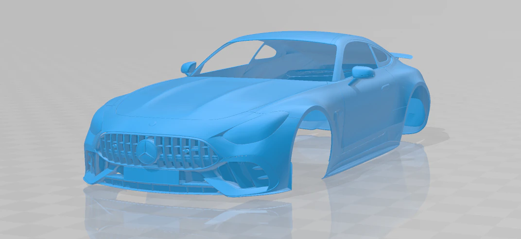 Mercedes Benz AMG GT63 PRO 2025 - 3D Printable Body Car 3D Print Model .c4d .max .obj .3ds .fbx .stl .blend 