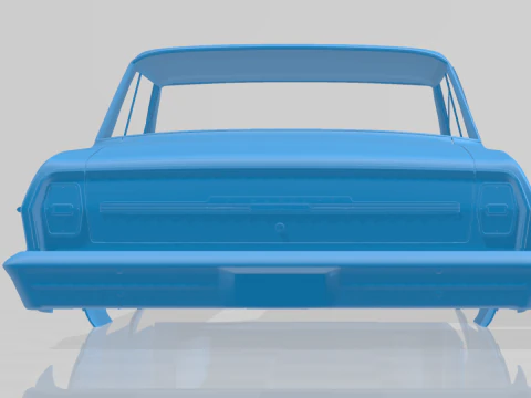 1964 Chevrolet Chevy II Nova - 3D Printable Model Full Body 3D Print Model