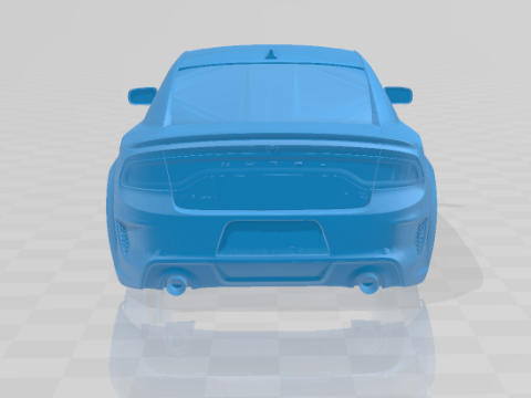 Dodge Charger SRT Hellcat Widebody 2020 - Body Car STL 3D 프린트 모델